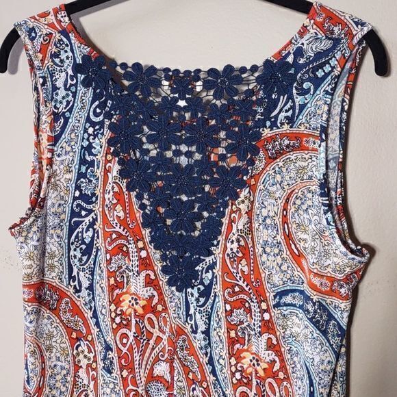 World Unity Sleeveless Dress Sz M - Picture 4 of 9